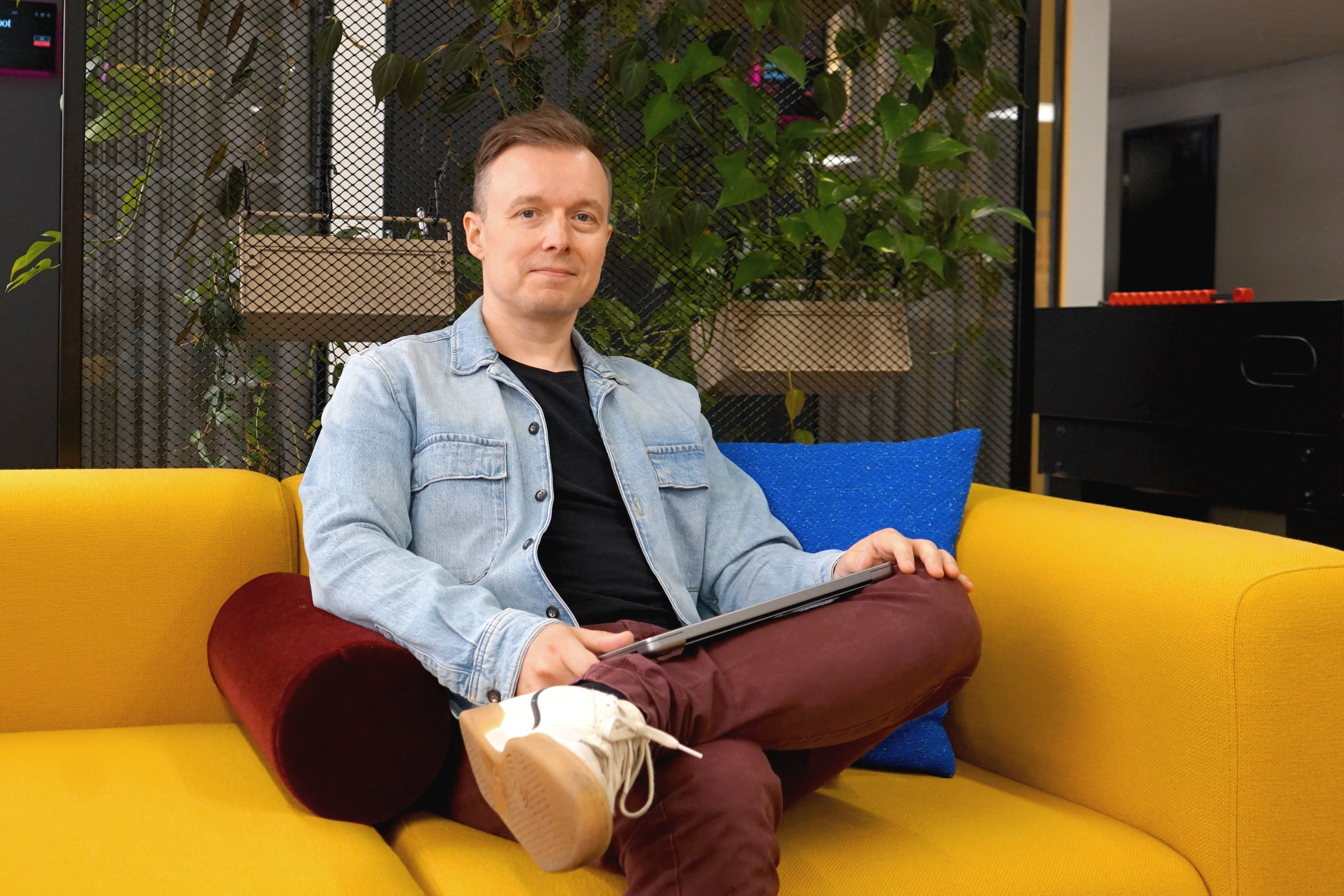 Juuso Ansaharju at the Knowit Office 