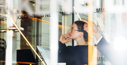 Woman in a meeting room